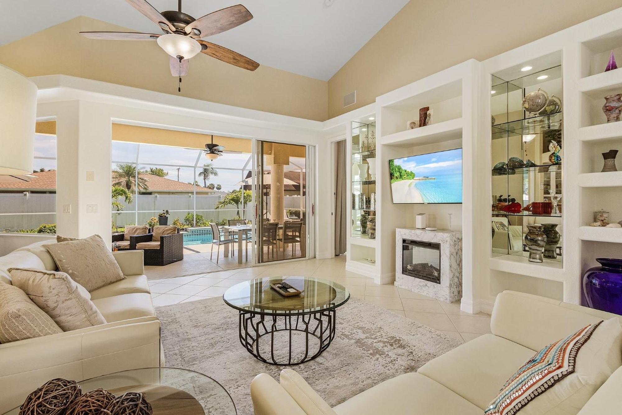 Villa-Haze, Lots Of Privacy, Solar & Electric Heated Pool And Spa Cape Coral Exterior foto